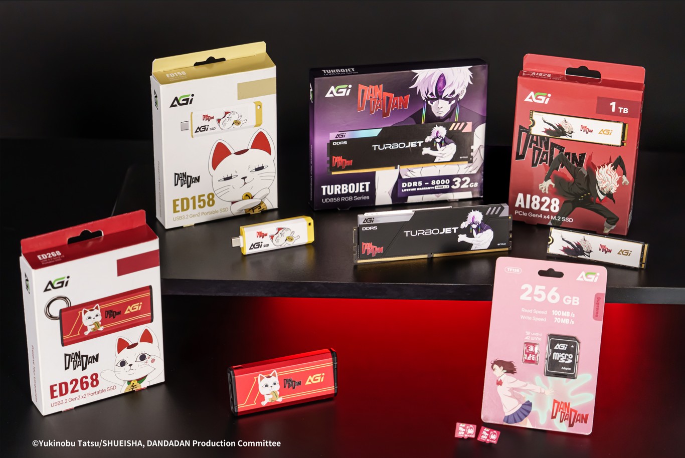 把高速婆婆裝進 SSD!AGI 推《膽大黨》聯名儲存裝置,厄卡倫、邪視、小桃全員登場