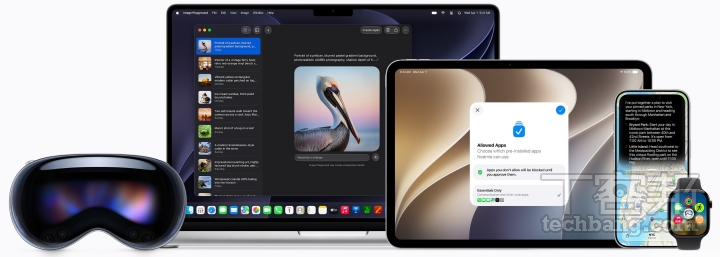 Apple Intelligence 不只適用在 iOS 27,包含 iOS 27、iPadOS 27、macOS 27、watch OS 27、visionOS 27 與 tvOS 27 也導入相關功能。