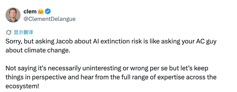 前Anthropic研究員離職工程師警告AI失控，開源大老反嗆：像冷氣維修工談氣候變遷